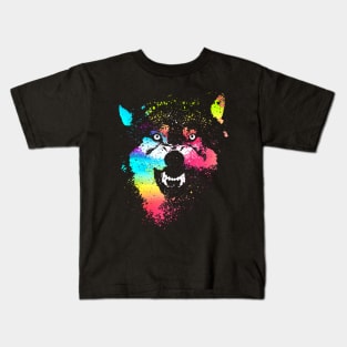 Technicolor Wolf Kids T-Shirt